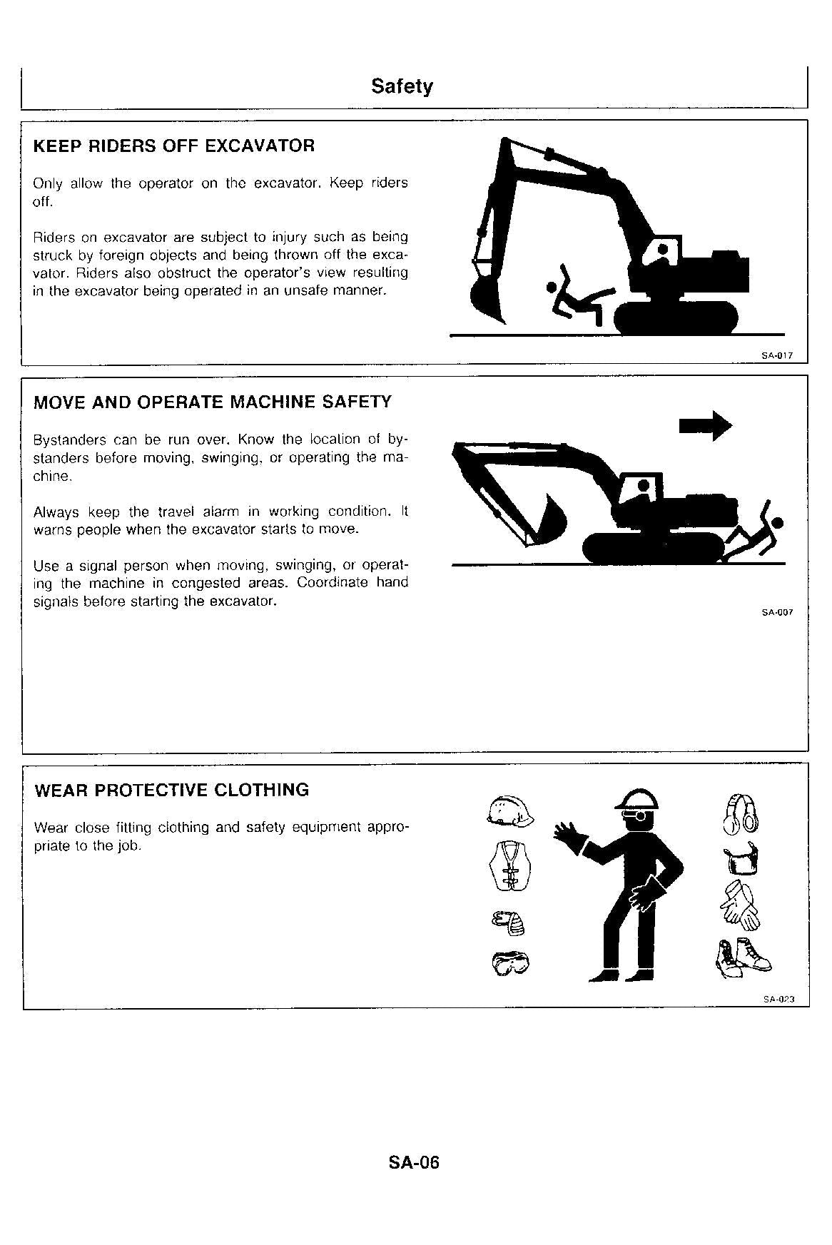 HITACHI EX60-2 Excavator Service Manual