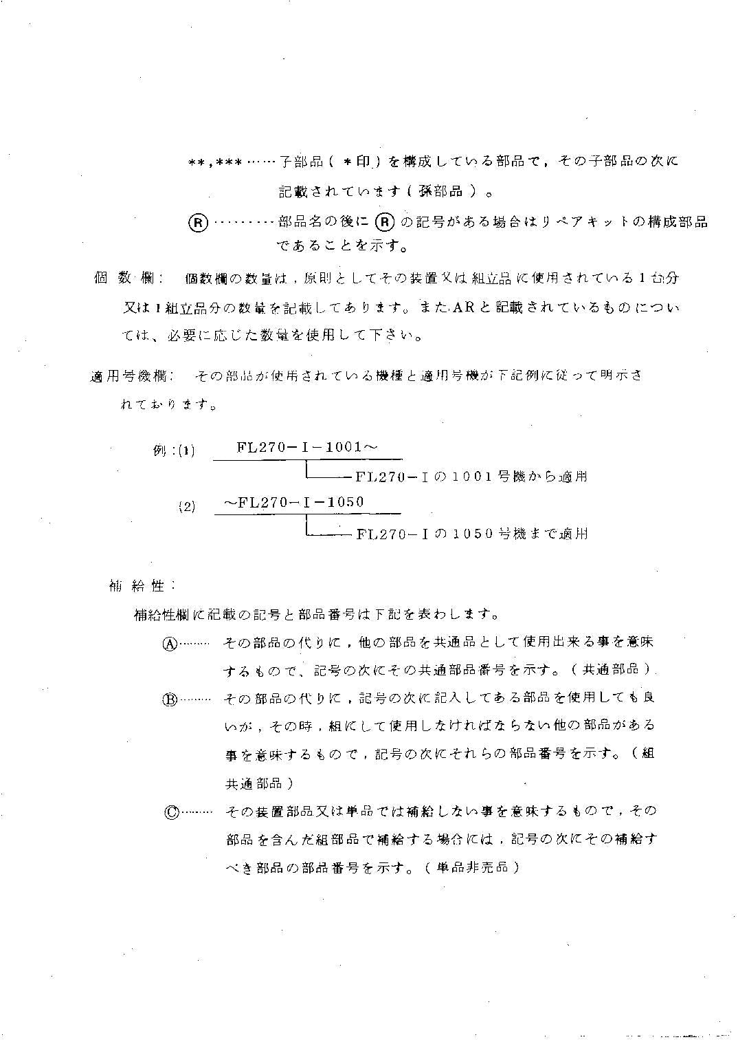Hitachi FL270-1 Wheel Loader Parts Catalog Manual SN all