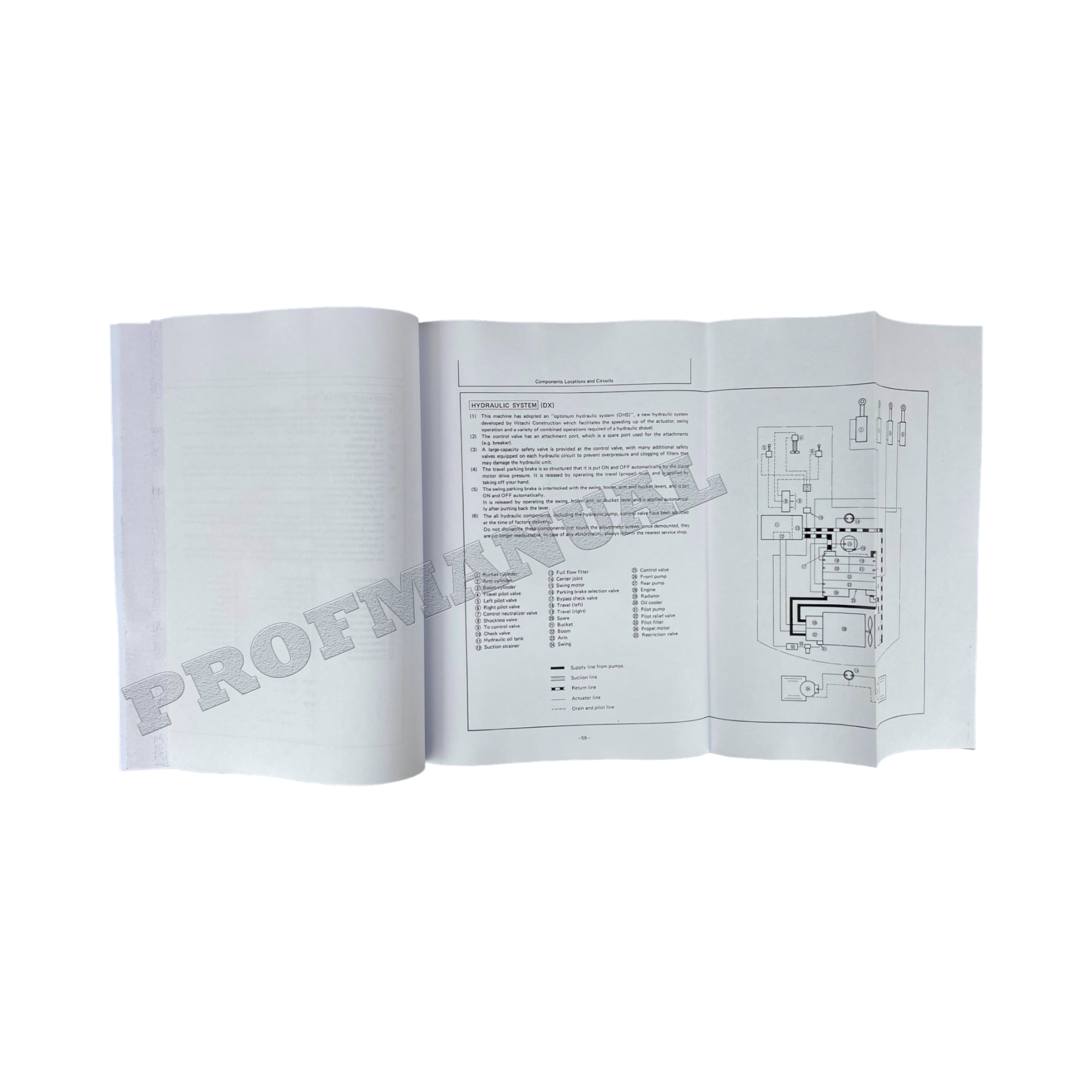 HITACHI EX120 EXCAVATOR OPERATORS MANUAL