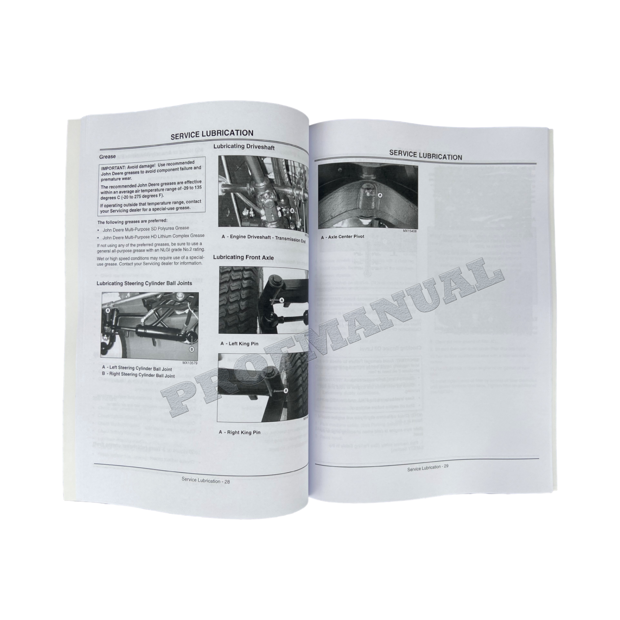 MANUAL DEL OPERADOR DEL TRACTOR JOHN DEERE X495 N.° 1