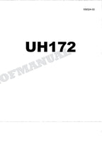 HITACHI UH172 Excavator Repair Service Manual Specification