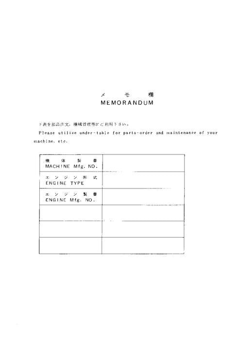 Manual del catálogo de piezas de la excavadora Hitachi EX200-3C