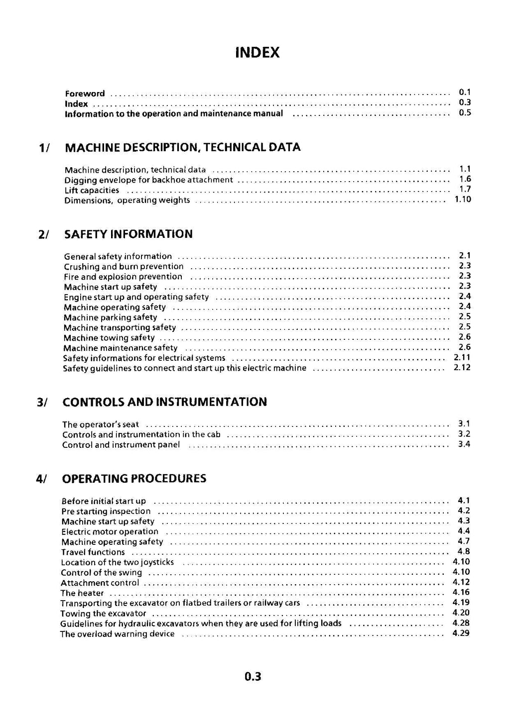Liebherr ER974 B Litronic Excavator Operators manual ser 622/201