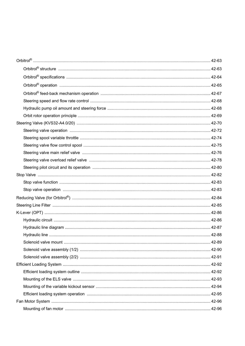 Hitachi ZW370 Wheel Loader Technical Manual Operational Principle