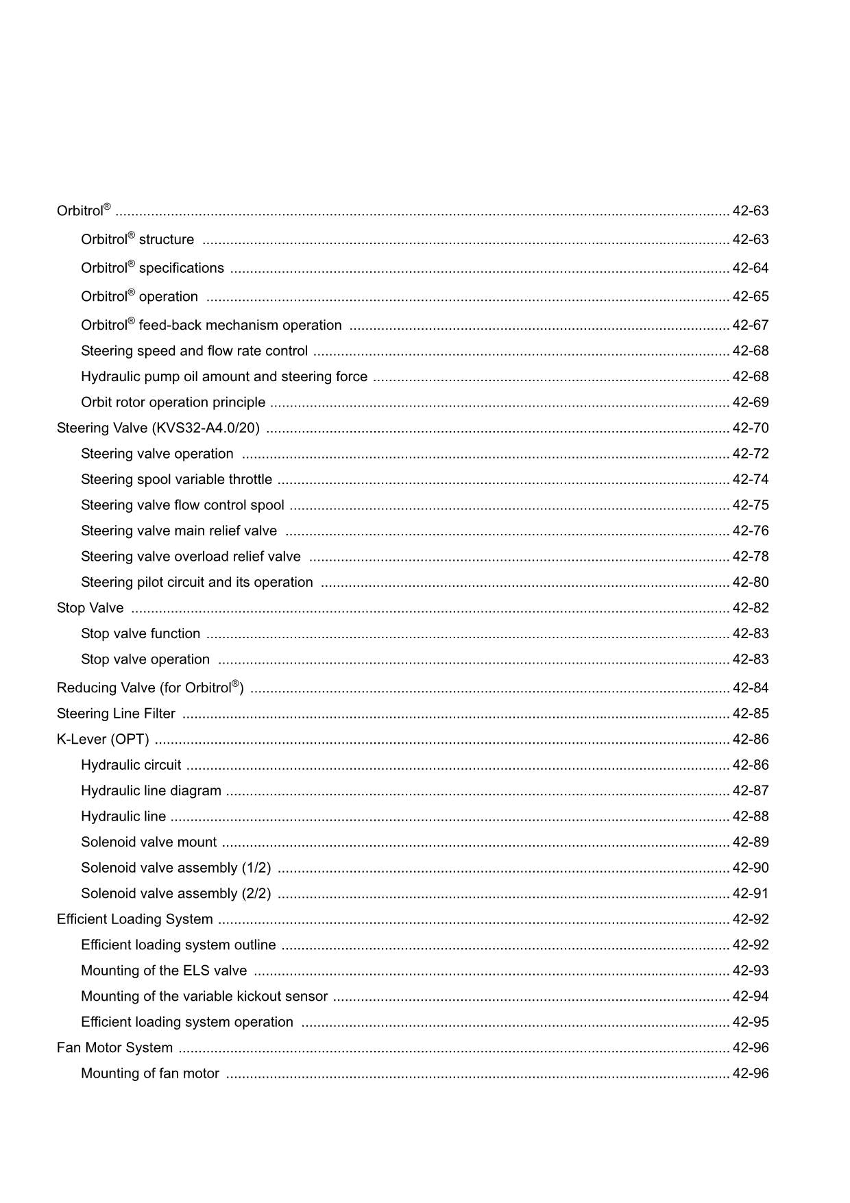 Hitachi ZW370 Wheel Loader Technical Manual Operational Principle