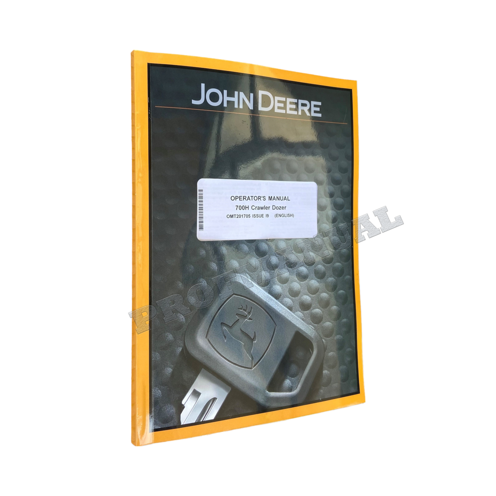 MANUAL DEL OPERADOR DE LA TOPADORA SOBRE ORUGAS JONH DEERE 700H 