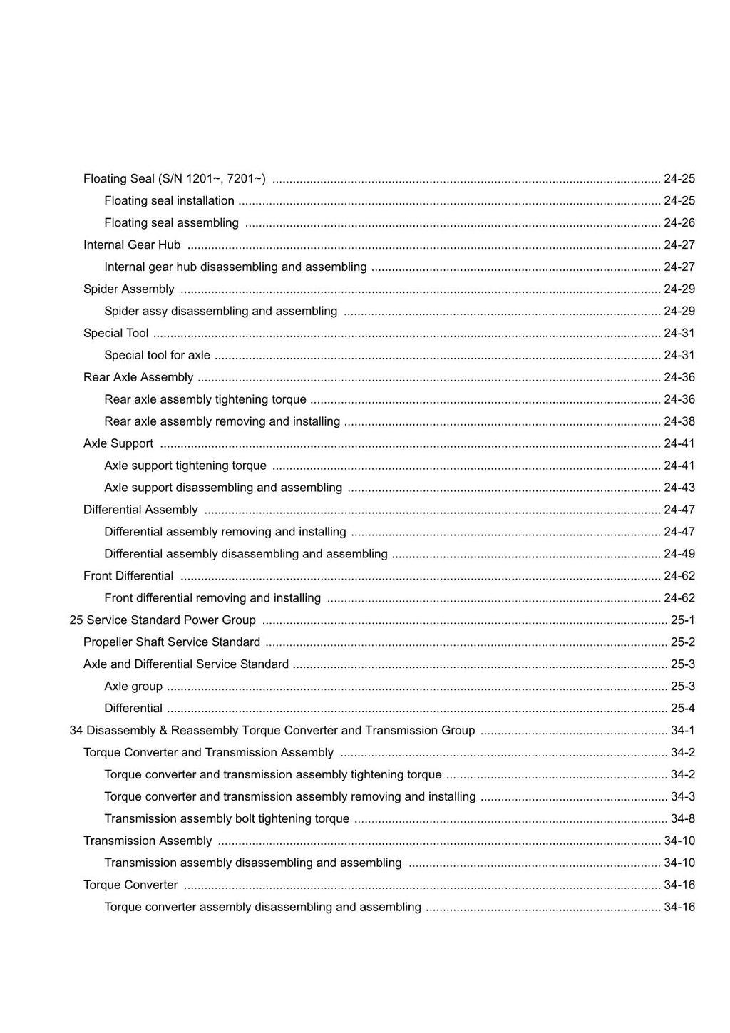 Hitachi ZW180-G Wheel Loader Workshop Manual