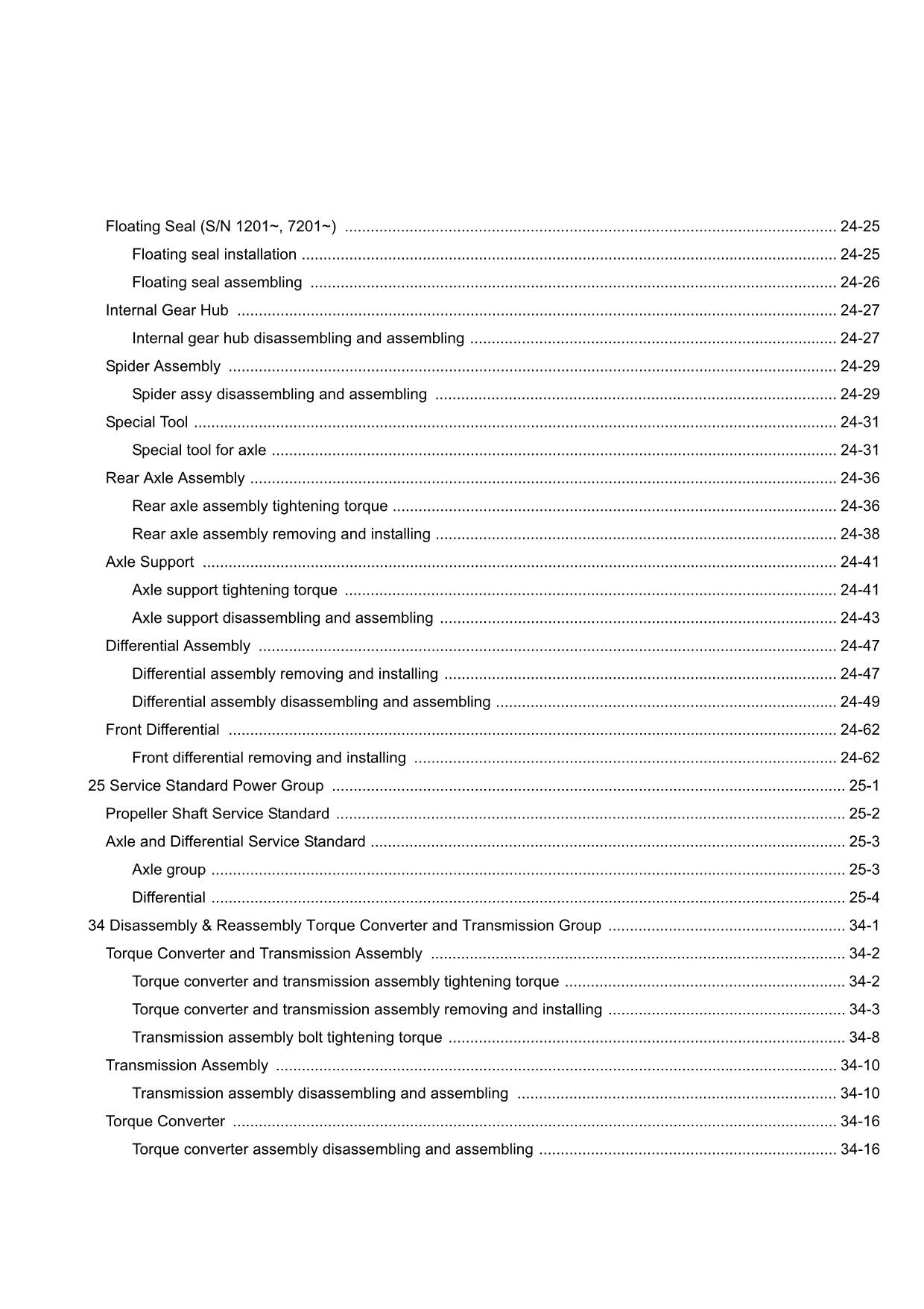 Hitachi ZW180-G Wheel Loader Workshop Manual