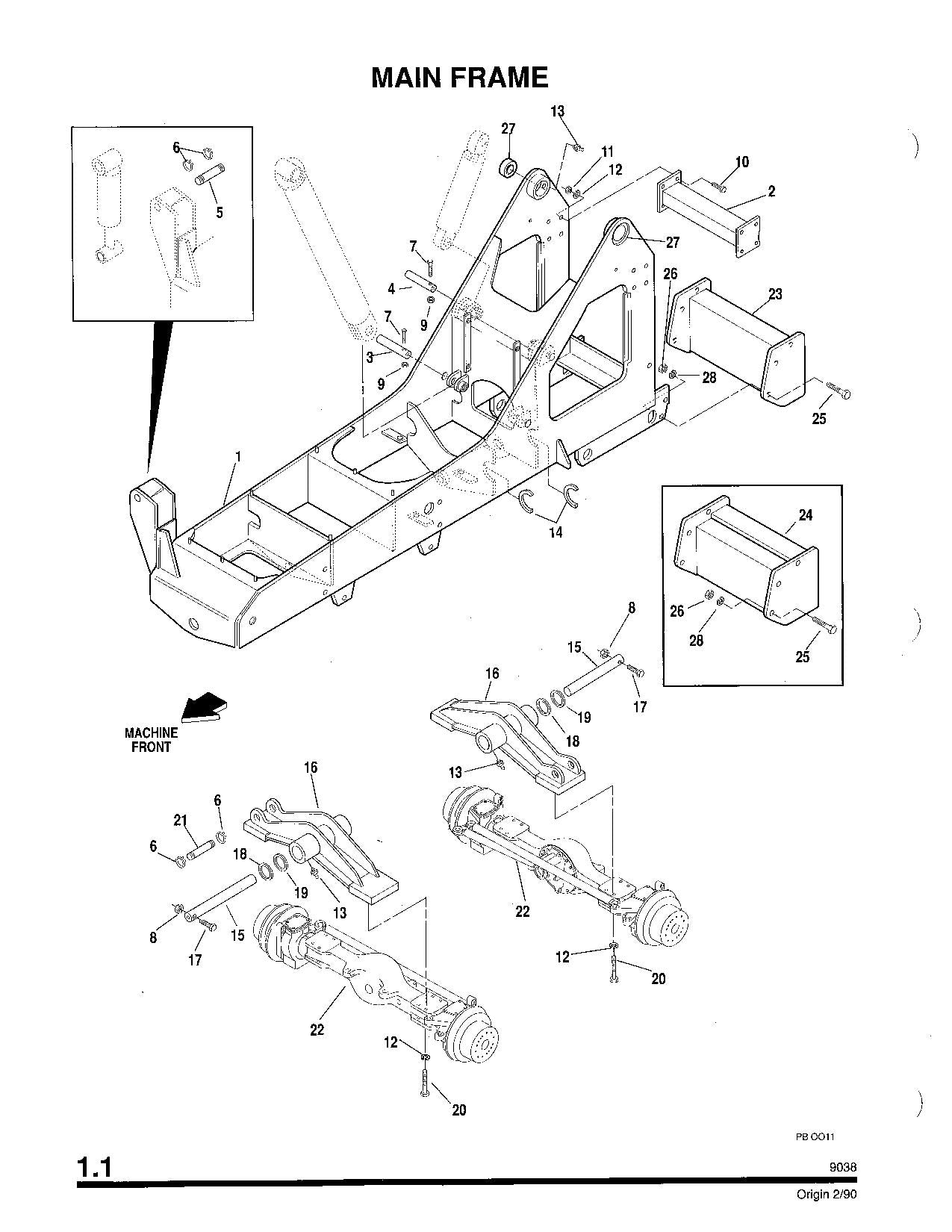 SKYTRAK 9038 Telehandler Parts Catalog Manual