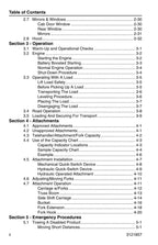 Manual del operador de mantenimiento y operación del manipulador telescópico JLG 4017