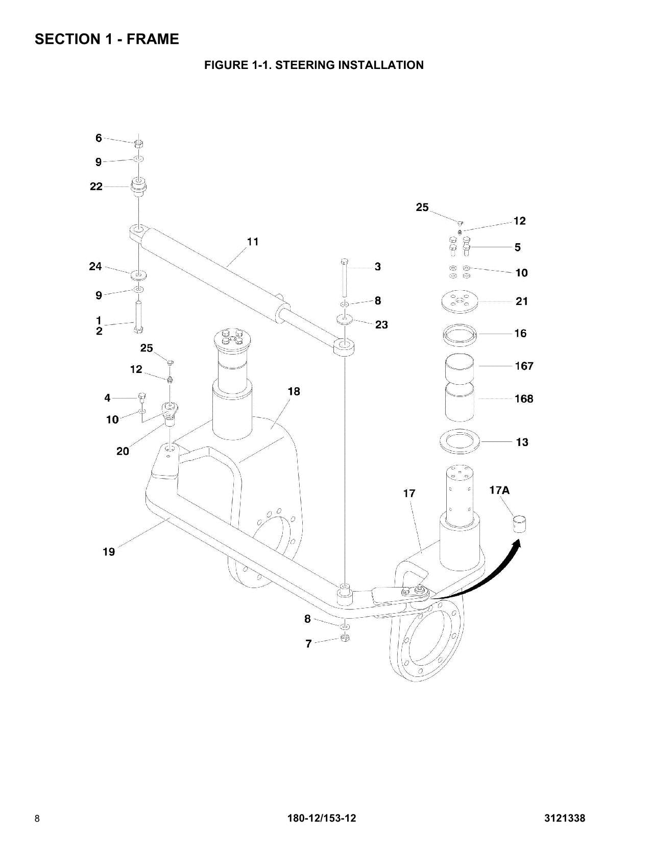 LIFTLUX 153-12 180-12 Scissor Lift Parts Catalog Hard Copy Manual