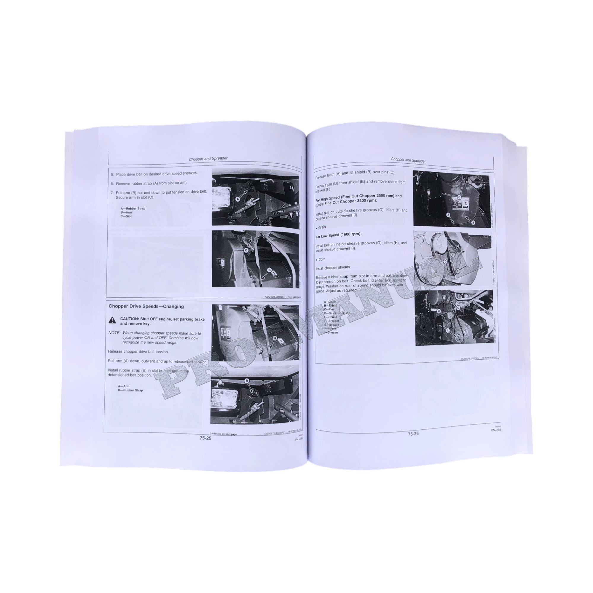 MANUAL DEL OPERADOR DE LA COSECHADORA JOHN DEERE 9860 STS + ¡EXTRA! OMH219445 