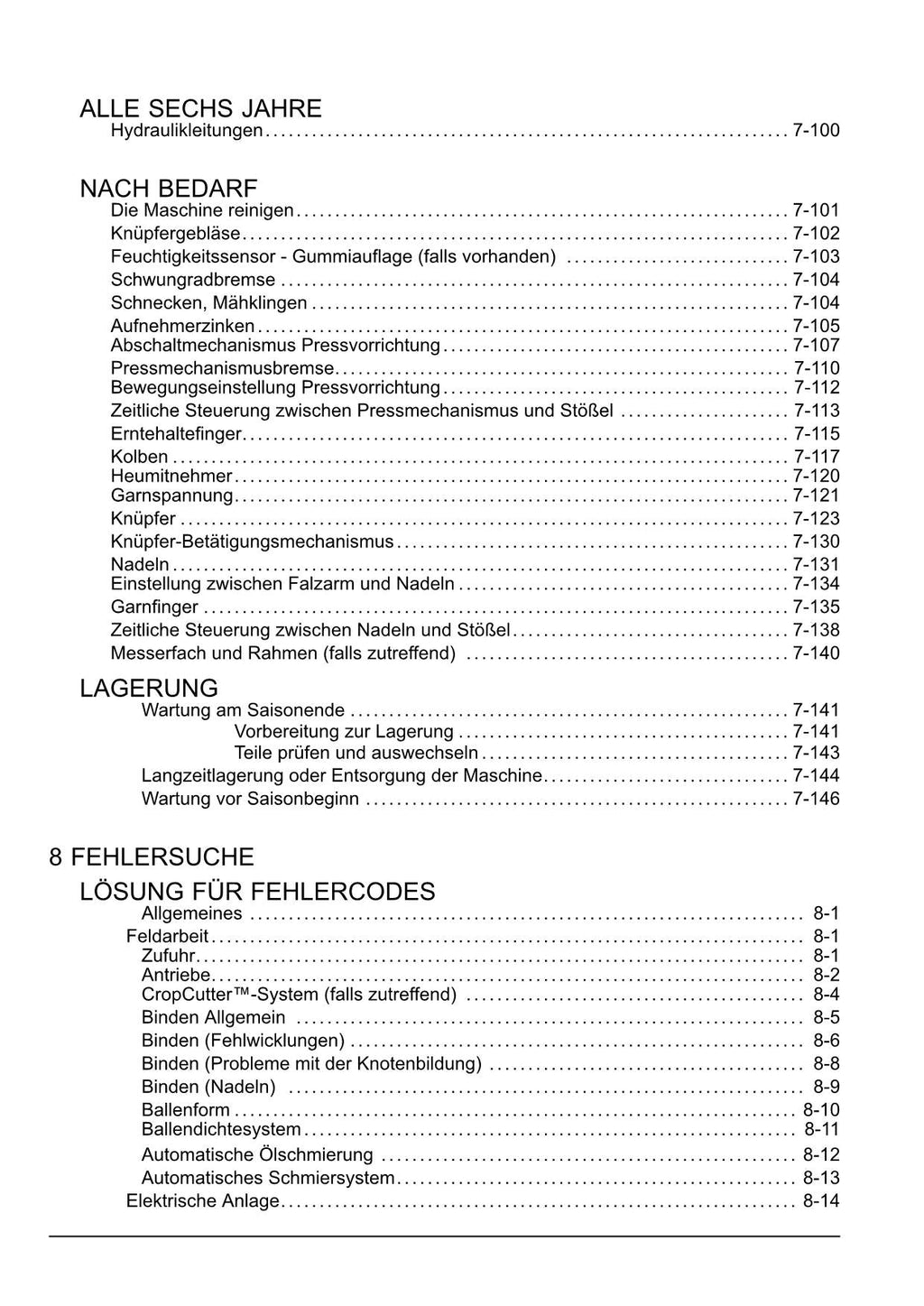 New Holland BigBaler 870 890 1270 PLUS Quaderballenpresse Betriebsanleitung