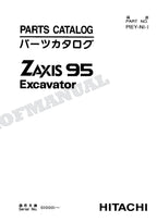 HITACHI ZAXIS ZX95 Excavator Parts Catalog Manual SN 010001-