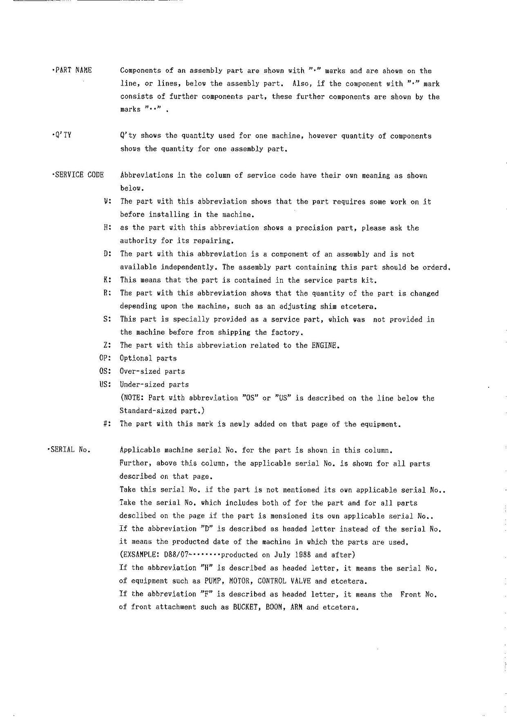 Hitachi LX20 Wheel Loader Parts Catalog Manual SN 00101-up