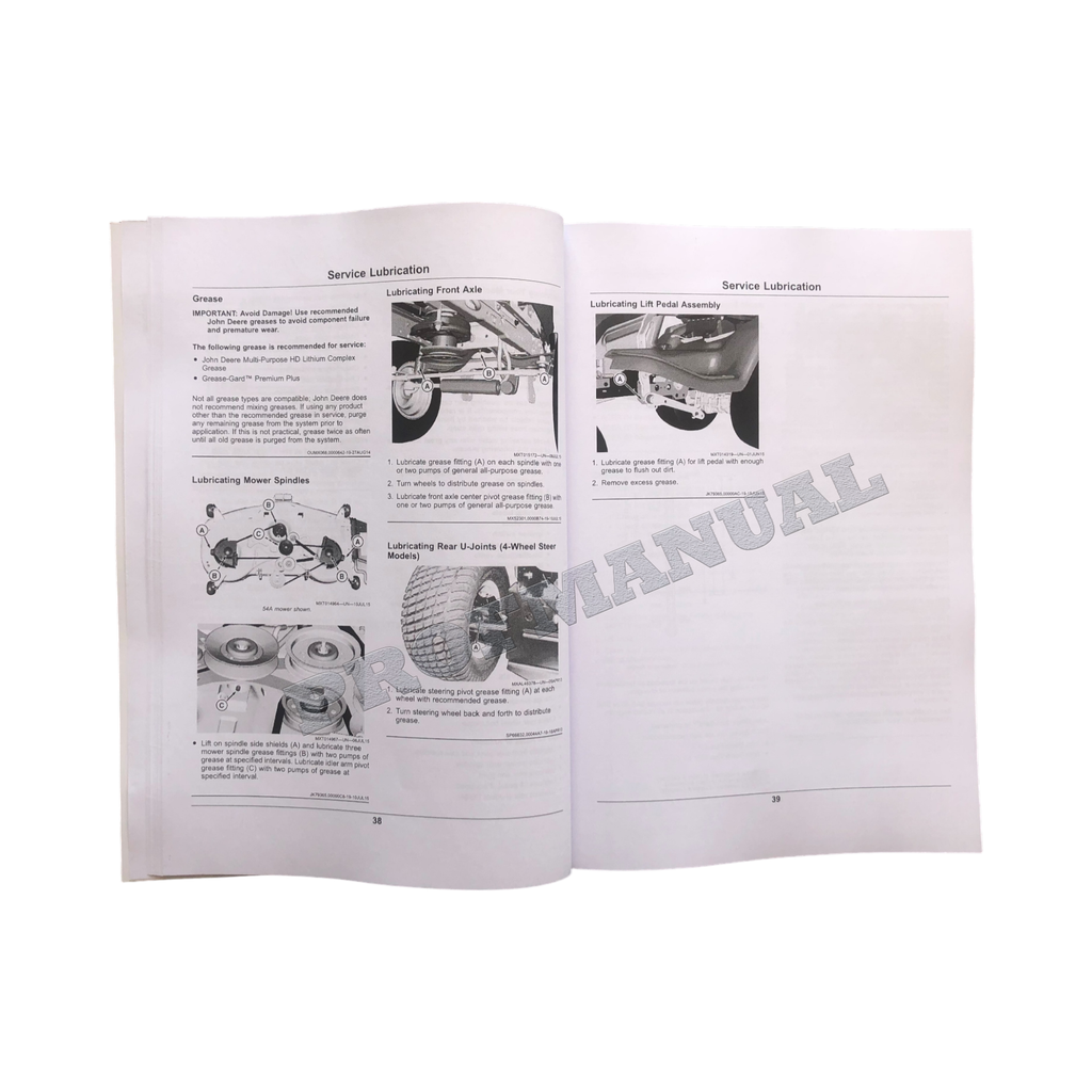 MANUAL DEL OPERADOR DEL TRACTOR JOHN DEERE X570 X580 X584 X590 ¡+BONIFICACIÓN!
