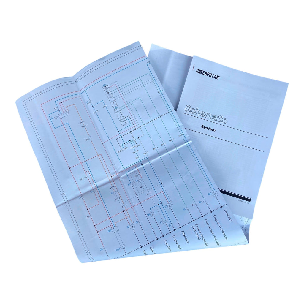 Manual de servicio esquemático del sistema hidráulico del tractor Caterpillar CAT D6R Serie III