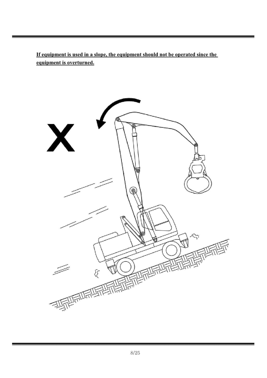 Hyundai HW250 MH WHEELED EXCAVATOR Operators Maintenance Manual