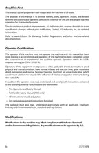 SKYTRAK 3013 Telehandler Maintenance Operation Operators Manual
