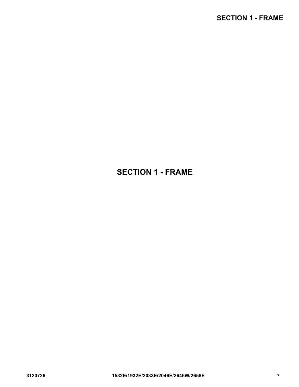 JLG 1532E 1932E 2033E 2046E 2646E 2658E  Scissor Lift Parts Catalog Manual
