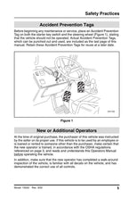 SKYTRAK 10042 Telehandler Maintenance Operation Operators Manual 8990393