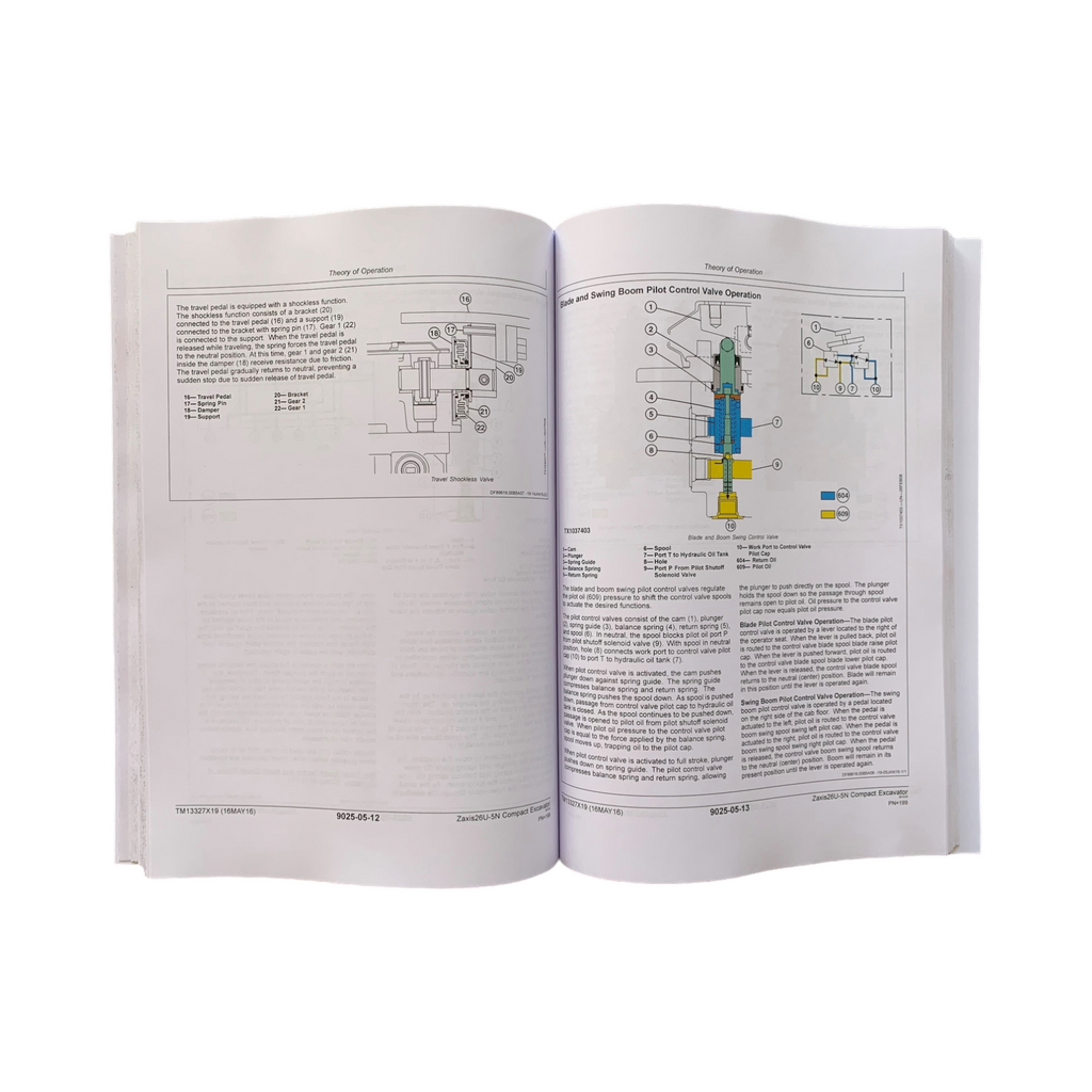 HITACHI ZAXIS26U-5N EXCAVATOR OPERATION TEST SERVICE MANUAL