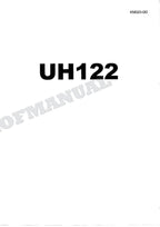 HITACHI UH122 Excavator Repair Service manual Specification
