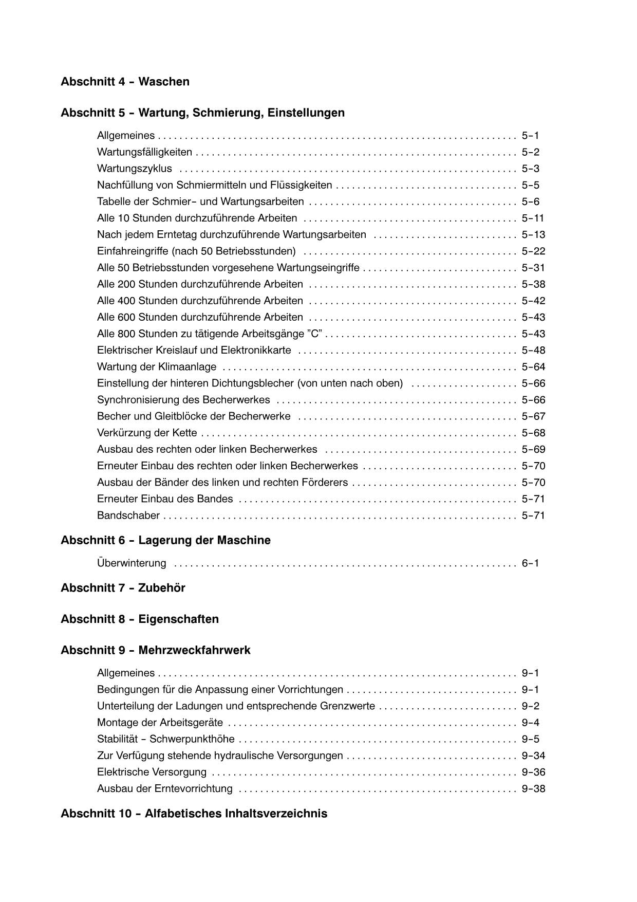 New Holland SB36 SB56 SB58 SB60 SB62 SB64 Mähdrescher Betriebsanleitung