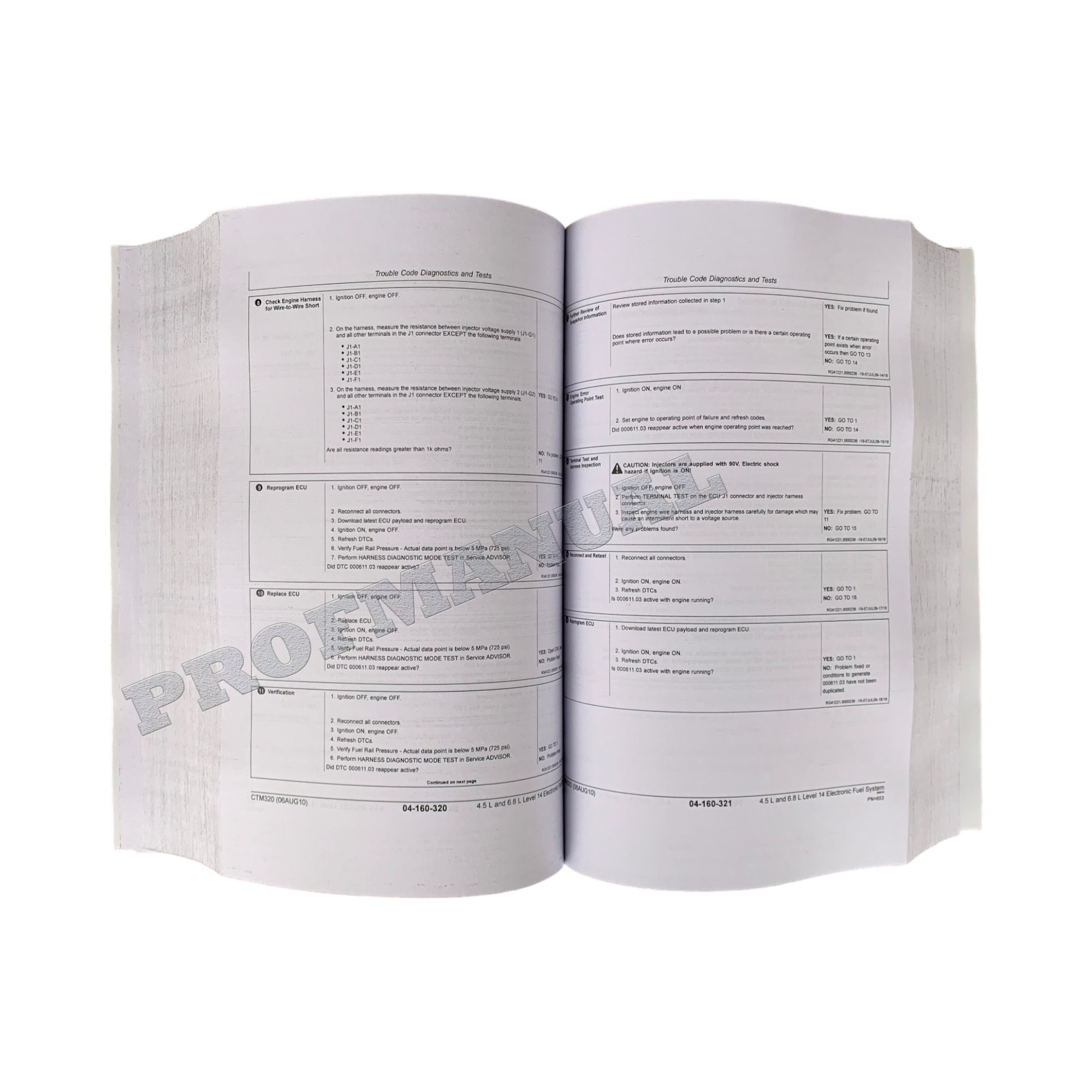 Manual de servicio del sistema de combustible del motor diésel John Deere 4045-6068