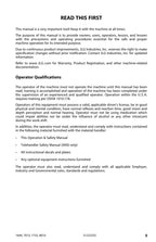 Manual del operador de mantenimiento del manipulador telescópico JLG 1644 1732 7013 8010 31222325
