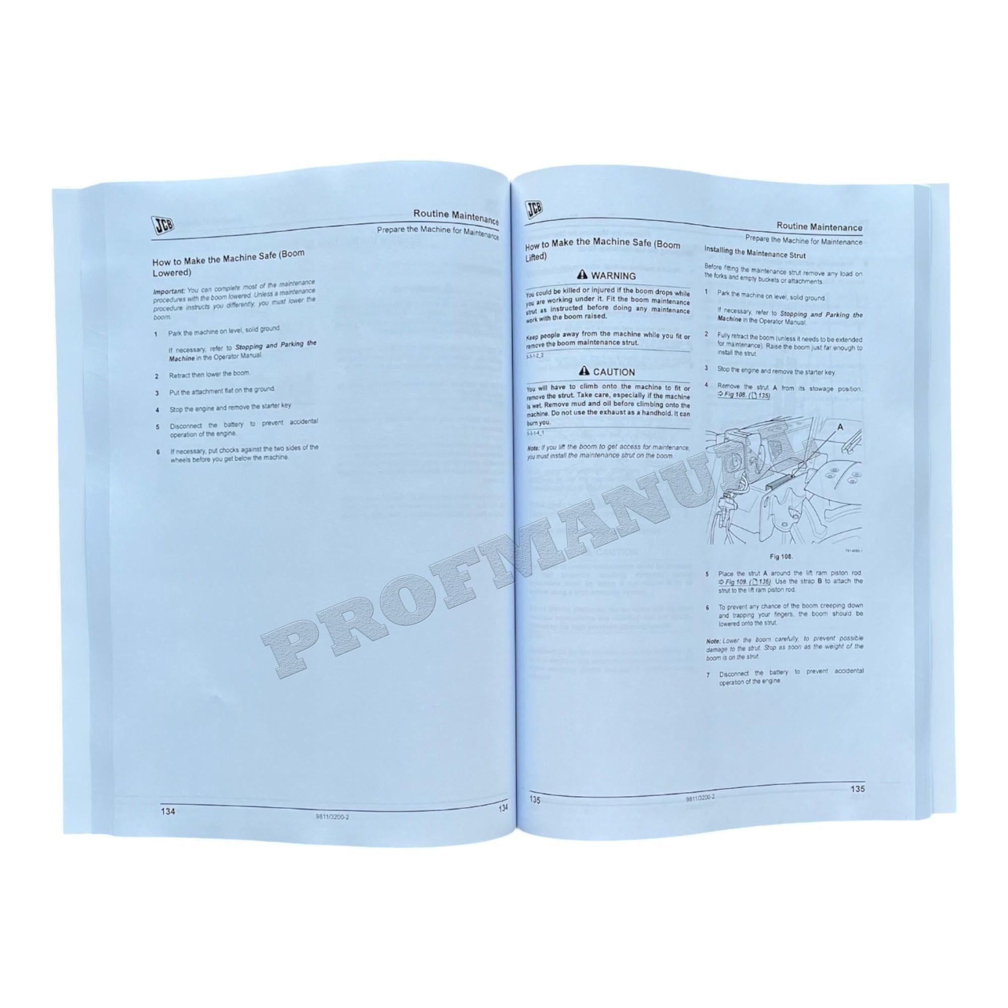 JCB 526-56 Telescopic Handler Operators Manual 9811_3200