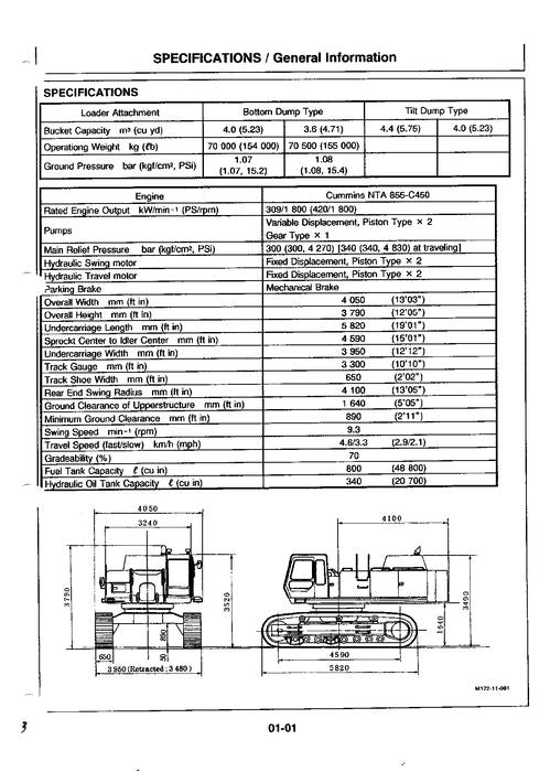 HITACHI EX700 EXCAVATOR SERVICE MANUAL
