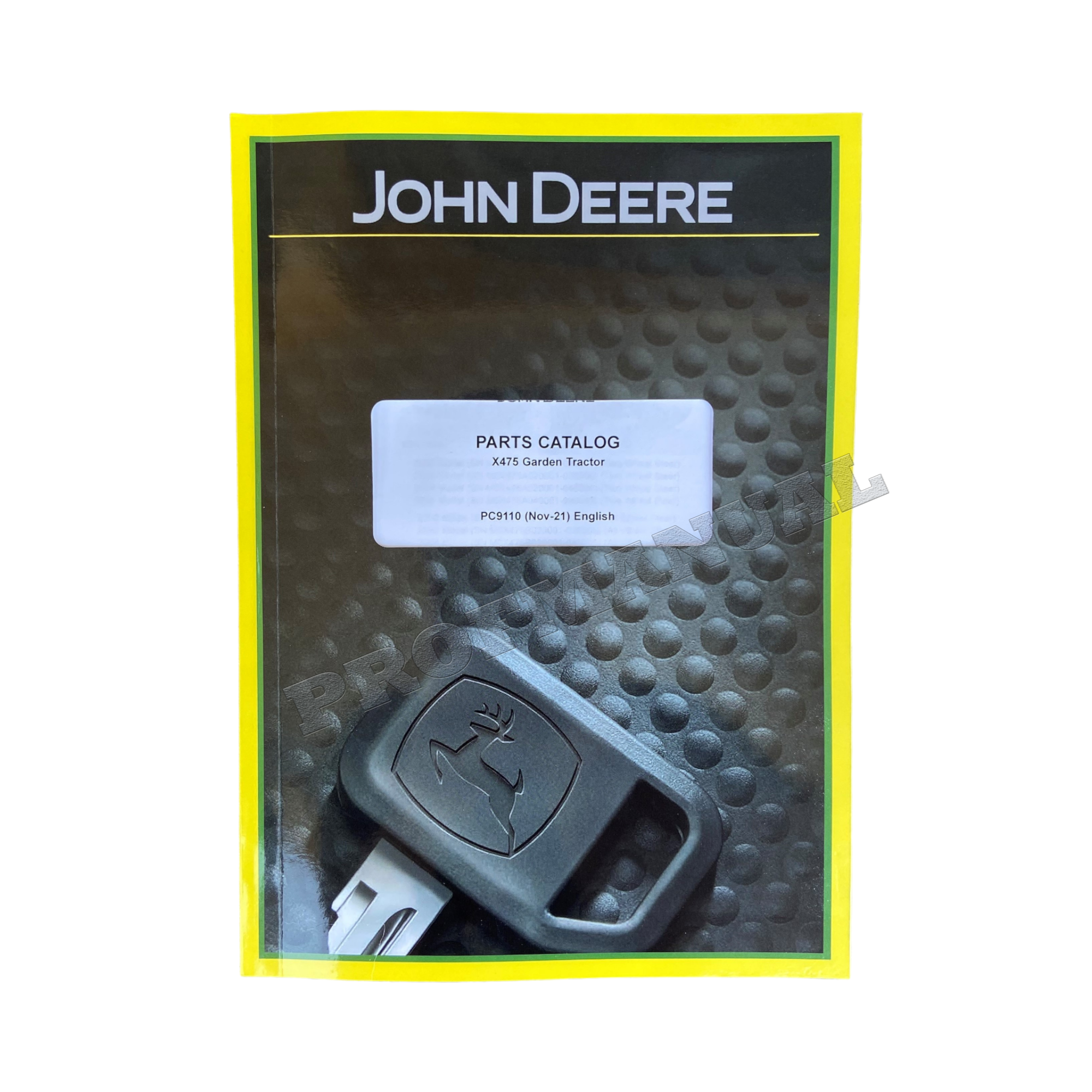 MANUAL DEL CATÁLOGO DE PIEZAS DEL TRACTOR JOHN DEERE X475 