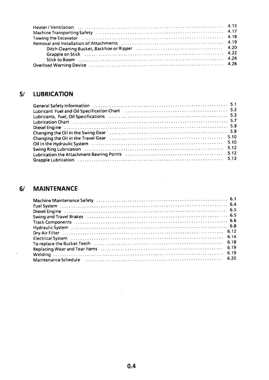 Liebherr R900 Litronic Excavator Operators manual serial 368/3001