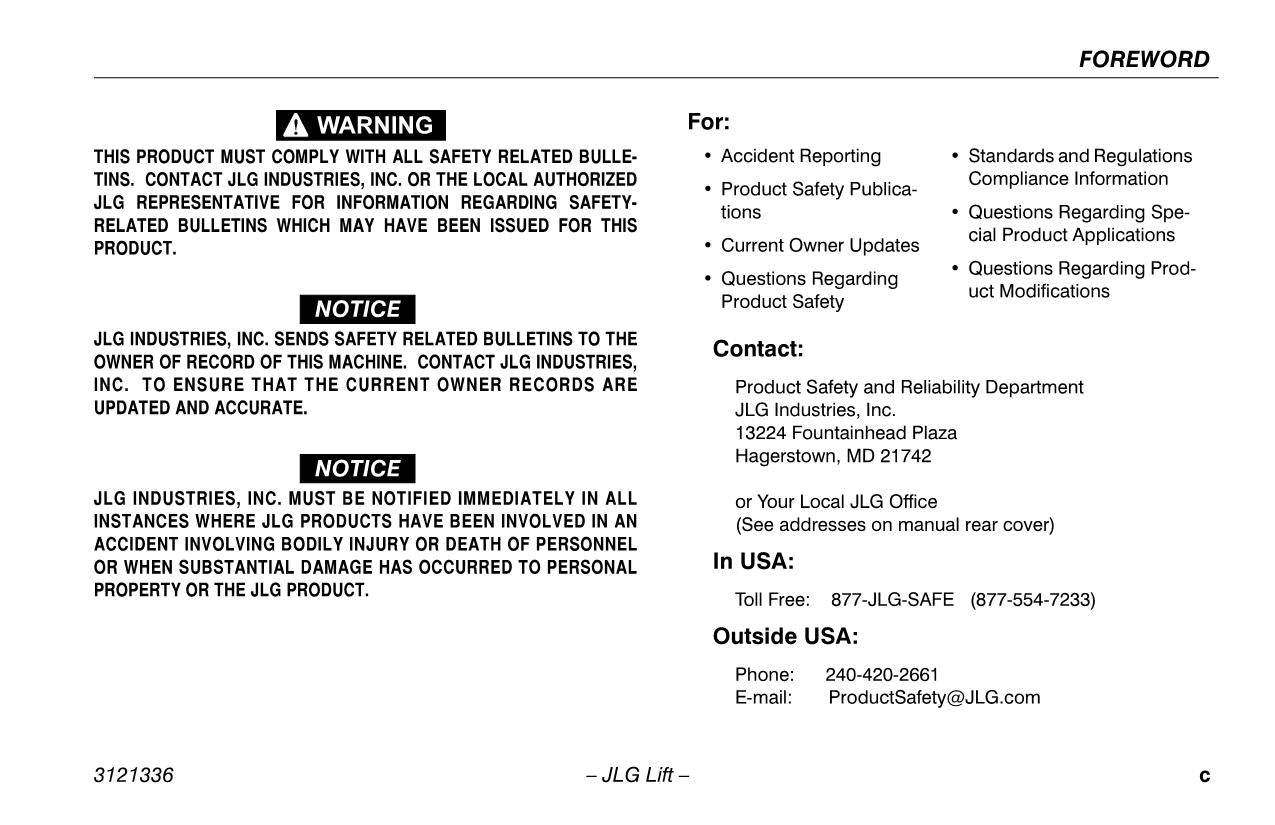 LIFTLUX 153-12 180-12 Scissor Lift Maintenance Operators Manual 3121336