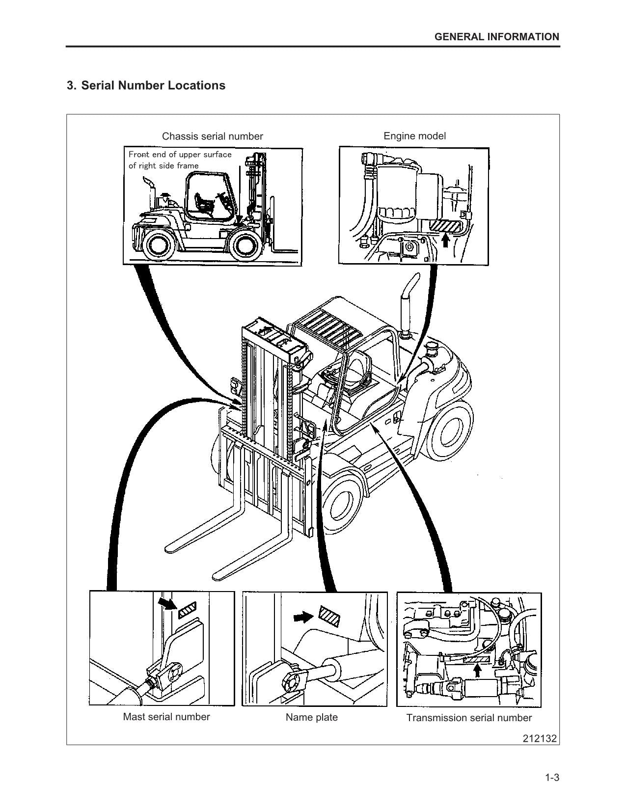 Manual de servicio de opciones de mástil de chasis para carretillas elevadoras Caterpillar DP80 y DP90