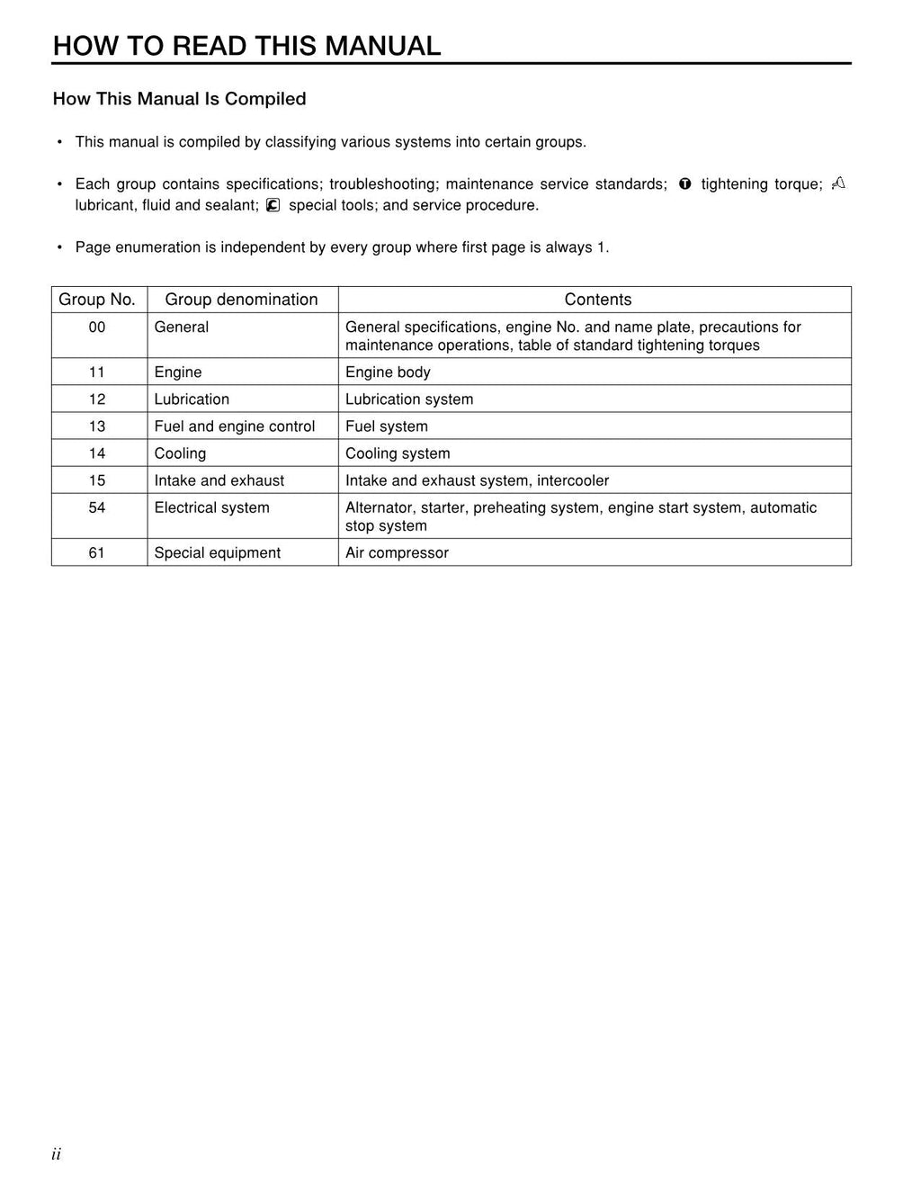 Manual de servicio del motor DP80, DP90, DP100, DP115 y DP135 de Caterpillar Lift Truck 6D16