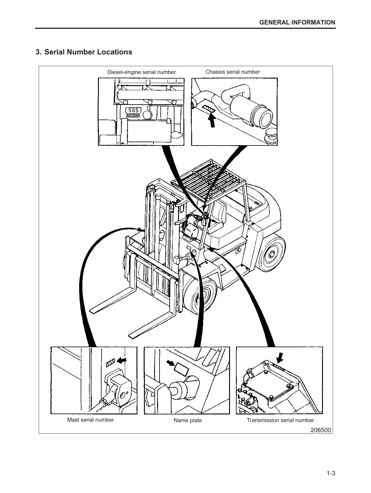 Manual de servicio del accesorio de la carretilla elevadora Caterpillar DP60 DP70