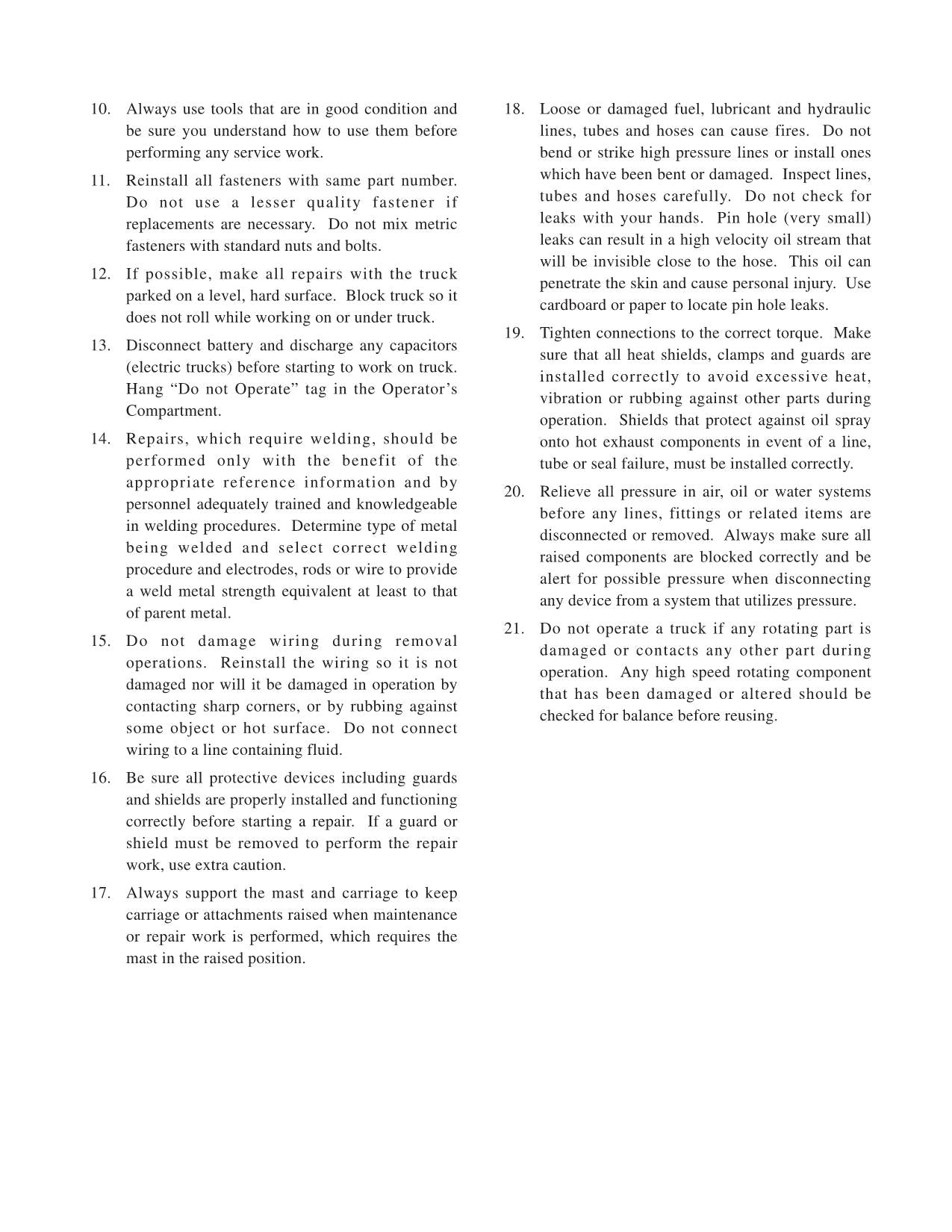 Manual de servicio del mástil del chasis del suplemento de opciones de bajo ruido Caterpillar DP80 DP90