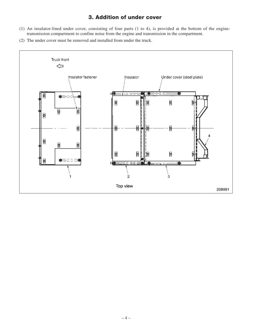 Manual de servicio del mástil del chasis del suplemento de opciones de bajo ruido Caterpillar DP80 DP90