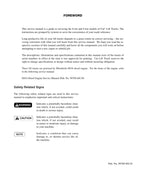 Manual de servicio del mástil del chasis de las carretillas elevadoras Caterpillar DP80 y DP90