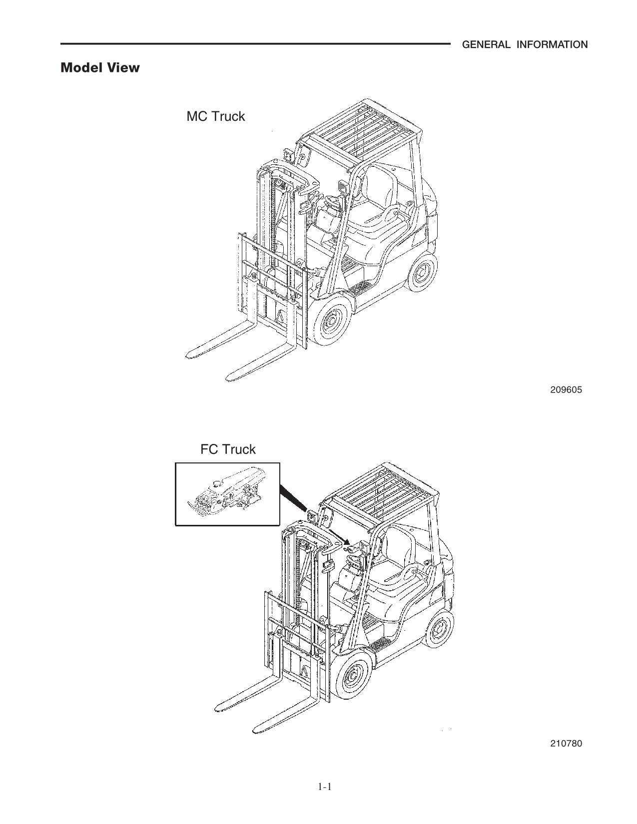 Manual de servicio de la carretilla elevadora Caterpillar GP15N GP15ZN GP18N GP18ZN GP20CN GP20N GP20ZN