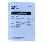Manual de servicio del mástil del chasis de la carretilla elevadora Caterpillar GC25K, GC25K HP y GC30K