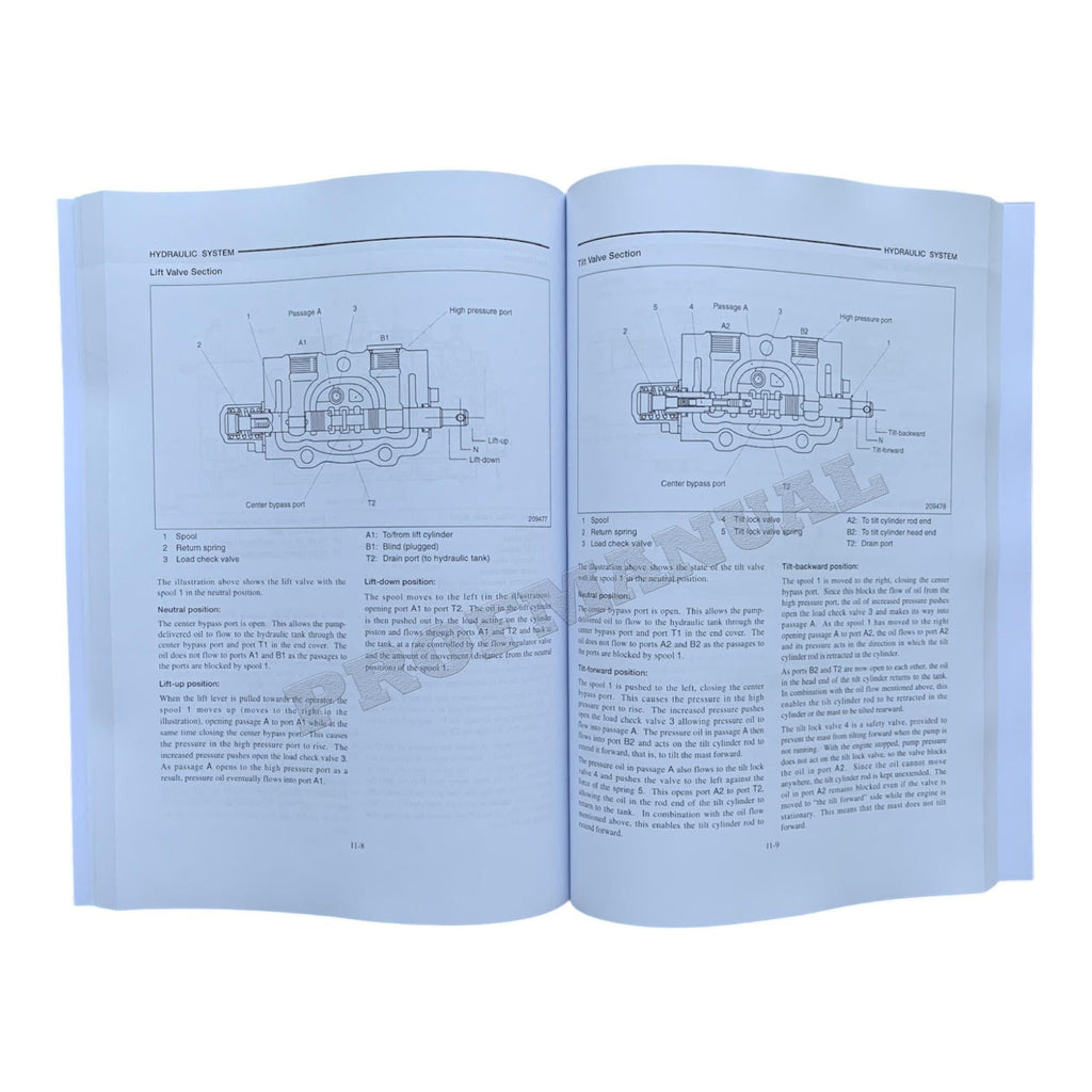 Manual de servicio del mástil del chasis de la carretilla elevadora Caterpillar GC25K, GC25K HP y GC30K
