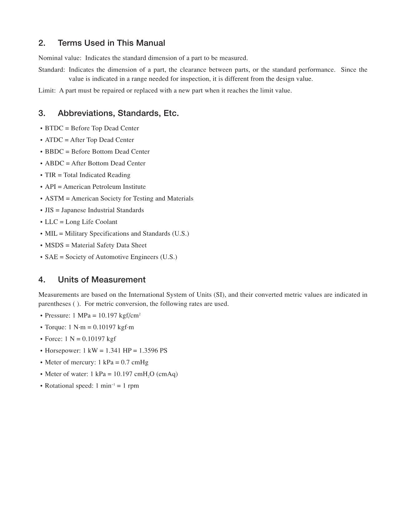 Manual de servicio del motor diésel Caterpillar Lift Trucks DP15N, DP18N y DP20CN S4Q2
