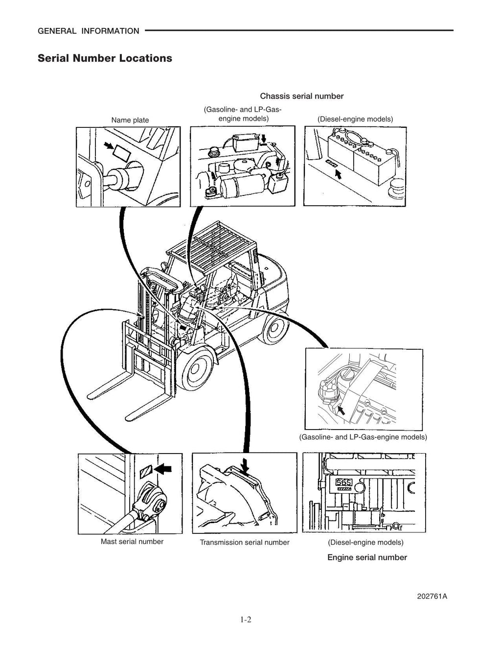 Manual de servicio opcional de la carretilla elevadora Caterpillar DP40K, DP40KL, DP45K y DP50K