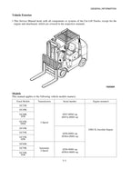 Manual de servicio de la carretilla elevadora Caterpillar GC35K, GC40K, GC40K STR y GC45K SWB