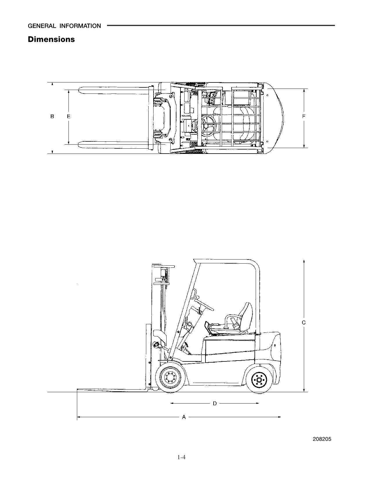 Manual de servicio del mástil del chasis de la carretilla elevadora Caterpillar EP30K EP35K