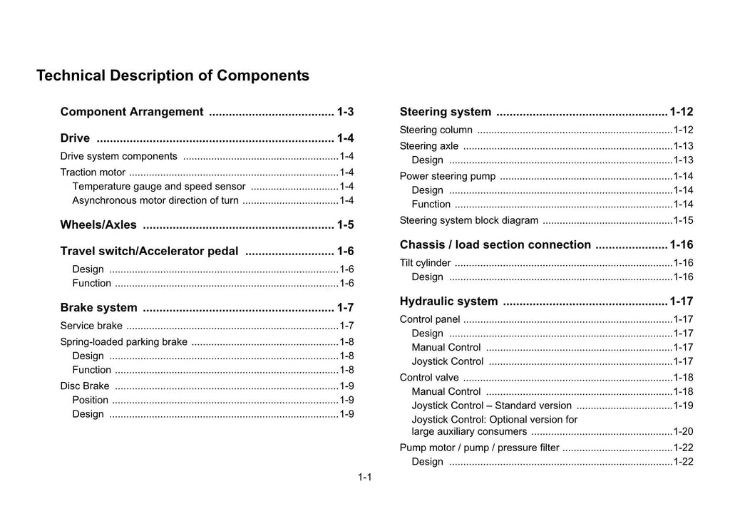 Manual de servicio del mástil del chasis de la carretilla elevadora Caterpillar EP40 EP45 EP50