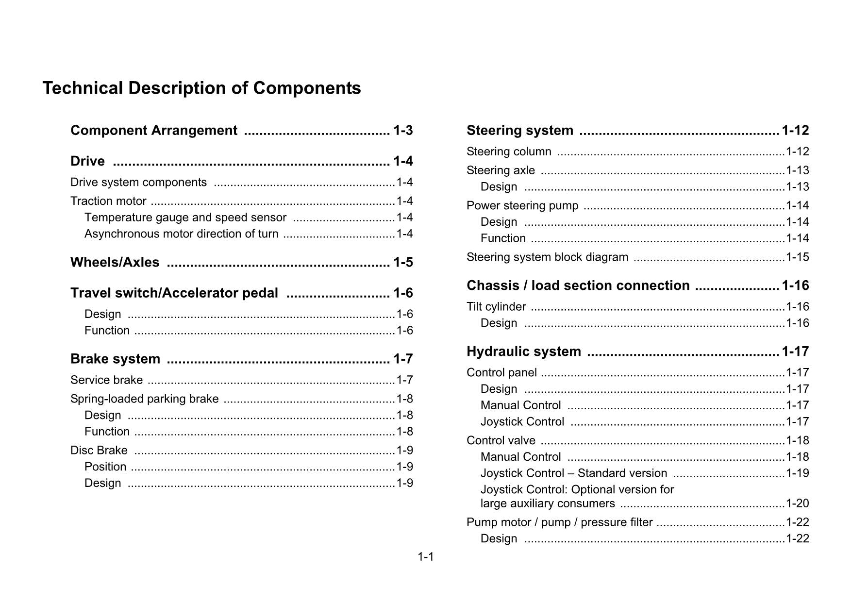 Manual de servicio del mástil del chasis de la carretilla elevadora Caterpillar EP40 EP45 EP50